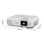 Proyector Epson Home Cinema EH-TW740 con resolución Full HD 1080p y SKU V11H979040, ideal para cine en casa.