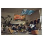 Proyector Epson EF-12 con tecnología láser, resolución Full HD, portabilidad y altavoces incorporados. SKU: V11HA14040