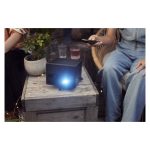 Proyector Epson EF-12 con tecnología láser, resolución Full HD, portabilidad y altavoces incorporados. SKU: V11HA14040