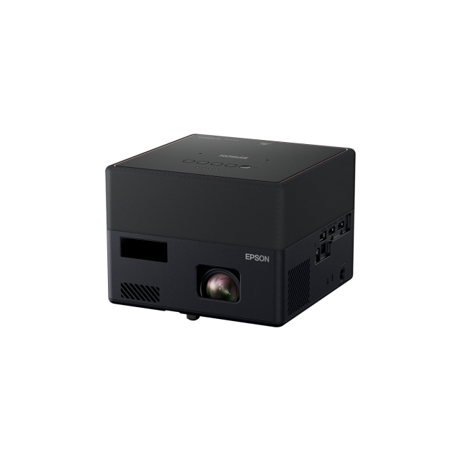 Epson EF-12 1 Epson EF-12 en salón mostrando una película