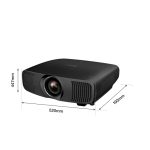 Proyector Epson EH-LS12000B con resolución 4K UHD y tecnología láser, SKU V11HA47040.