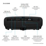 Proyector Epson EH-LS12000B con resolución 4K UHD y tecnología láser, SKU V11HA47040.