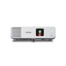 Proyector Epson PowerLite L210W, 4500 lúmenes ANSI, tecnología 3LCD, resolución WXGA (1280x800), blanco. SKU: V11HA70080