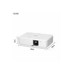Epson CO-FH01, proyector blanco 3000 lúmenes ANSI, resolución 1080p (1920x1080), SKU V11HA84040