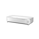 Proyector de alcance ultracorto Epson EB-810E con 5000 lúmenes ANSI, tecnología 3LCD y resolución 1080p (1920x1080) en color blanco. SKU: V11HA99080