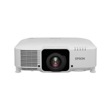 Proyector blanco Epson EB-PQ2008W con 8000 lúmenes ANSI, tecnología 3LCD y resolución UHD 4K (3840x2160). SKU V11HB01980