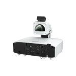 Proyector blanco Epson EB-PQ2008W con 8000 lúmenes ANSI, tecnología 3LCD y resolución UHD 4K (3840x2160). SKU V11HB01980