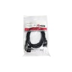 Equip 112120 cable de transmisión negro de 1,8 metros con conector CEE 7/7 y acoplador C13.