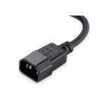 Cable de transmisión Equip en color negro de 1,6 metros con acopladores C14 y C13, SKU 112210