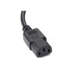 Cable de transmisión Equip en color negro de 1,6 metros con acopladores C14 y C13, SKU 112210