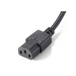 Cable de transmisión Equip en color negro de 1,6 metros con acopladores C14 y C13, SKU 112210