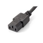 Equip Cable de transmisión de 1,8 metros con conectores CEE 7/7 y Acoplador C13. SKU 112220