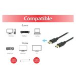 Imagen del Equip 119253 Cable DisplayPort 1.4 de 3 metros, compatible con resolución 8K a 60 Hz