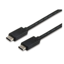 Equip 12834207 Cable USB 3.2 Gen1 Type C a Type C M/M, 1,0 metros, Power Delivery 60W, 5Gbps transferencia de datos, color negro