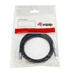 Equip Cable USB 3.2 Gen 2 C a C, 3 metros, 100W PD, 4K/60Hz, 10Gbps, color negro, SKU 128359