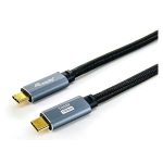 Equip Cable USB 3.2 Gen 2 C a C, 3 metros, 100W PD, 4K/60Hz, 10Gbps, color negro, SKU 128359