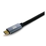 Equip Cable USB 3.2 Gen 2 C a C, 3 metros, 100W PD, 4K/60Hz, 10Gbps, color negro, SKU 128359