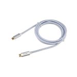 Cable USB-C a USB-C Equip 128360, 3.2 Gen 2, de 3 metros, blanco, con PD 100W, soporte 4K/60Hz y velocidad de 10Gbps