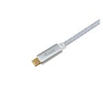 Cable USB-C a USB-C Equip 128360, 3.2 Gen 2, de 3 metros, blanco, con PD 100W, soporte 4K/60Hz y velocidad de 10Gbps