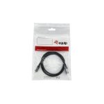 Equip 128381 Cable USB 4 de tipo C a tipo C, M/M, 1,2m, con soporte para PD3.1 de 240W, resolución 8K a 60Hz y velocidad de 40Gbps, color negro