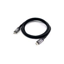 Cable USB 4 de Equip, modelo 128383, de 2,0 metros, con soporte para PD3.1 240W, 8K/60Hz y 40Gbps, color negro