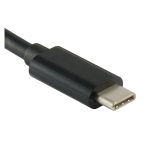 Hub de interfaz USB 3.2 Gen 1 Type-C 5000 Mbit/s en color negro marca Equip, SKU 128954