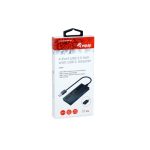 Equip hub de interfaz USB 3.2 Gen 1 (3.1 Gen 1) Type-A con velocidad de 5000 Mbit/s en color negro SKU: 12895607101