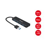 Equip 128959 hub de interfaz USB 3.2 Gen 1 con velocidad de 5000 Mbit/s, color negro, SKU 12895907101