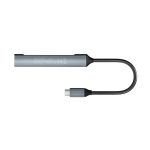 Hub Equip 128962 de interfaz USB 3.2 Gen 1, Type-C, velocidad de 5000 Mbit/s en color plata. SKU: 12896207101