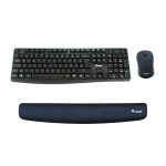 Equip descansa muñecas para teclado en color negro, hecho con espuma de memoria para mayor comodidad, SKU 245015