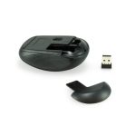 Equip 245109 ratón para viajes, ambidextro, óptico, inalámbrico RF, con 1600 DPI