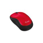 Equip 245113 ratón de oficina ambidextro, RF inalámbrico, tecnología óptica