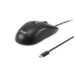 Ratón óptico Equip para oficina, ambidextro, con conexión USB Tipo C y 1200 DPI, modelo 245116