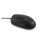 Ratón Equip 245117 para oficina, ambidextro, con conexión USB tipo A, sensor óptico de 1200 DPI.