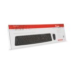 Teclado Equip modelo 245201 con ratón incluido. Especificaciones: oficina, USB, QWERTY, español, color negro. SKU 245201.