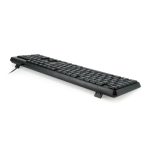 Teclado Equip modelo 245211, USB, para oficina, QWERTY en español, color negro