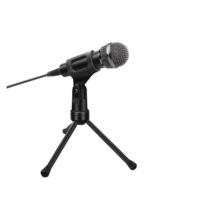 Equip 245341 micrófono de superficie para mesa en color negro