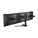 Equip 650125 soporte de sobremesa articulado para tres monitores de 17 a 27 pulgadas, ideal para organizar tu espacio de trabajo