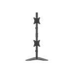 Imagen del Equip soporte de sobremesa para dos monitores verticales de 17 a 32 pulgadas, SKU 650128, ajustable y resistente.