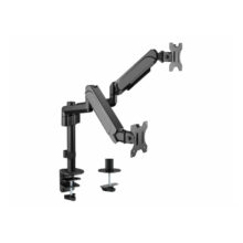 Soporte de sobremesa Equip para dos monitores de 17-32 pulgadas, SKU: 65013307101. Ideal para configuraciones de trabajo duales.