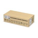 Soporte de pared para doble monitor Equip, ajustable, compatible con pantallas de 17 a 32 pulgadas, modelo SKU 650138.