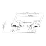 Equip soporte ergonómico ajustable para portátiles de 10 a 15.6 pulgadas, SKU 650155