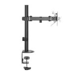 Soporte de escritorio articulado Equip para monitor de 17 a 32 pulgadas, color negro. SKU 650156