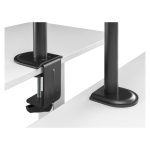 Equip soporte de escritorio articulado para dos monitores de 17 a 32 pulgadas, en color negro, SKU 65015707101