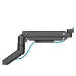 Equip soporte de escritorio para monitor de 17 a 49 pulgadas, negro, SKU 650180