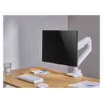 Soporte de escritorio Equip en color blanco para monitores desde 17 hasta 49 pulgadas, SKU 650181