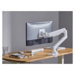Soporte de escritorio Equip en color blanco para monitores desde 17 hasta 49 pulgadas, SKU 650181