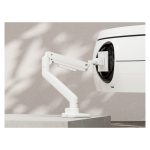 Soporte de escritorio Equip en color blanco para monitores desde 17 hasta 49 pulgadas, SKU 650181