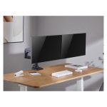 Equip soporte de sobremesa para monitores dobles de 17 a 35 pulgadas en color negro. SKU: 650182