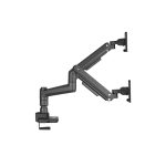 Equip soporte de sobremesa para monitores dobles de 17 a 35 pulgadas en color negro. SKU: 650182